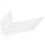 EK Water Blocks EK-Loop Hard Tube 14/10mm acryl, 90-gradenbocht – 80 cm, 6 stuks