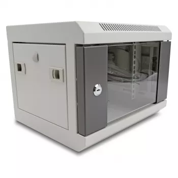 Wandgemonteerde kast DeLOCK 10 inch netwerkkast 4U grijs