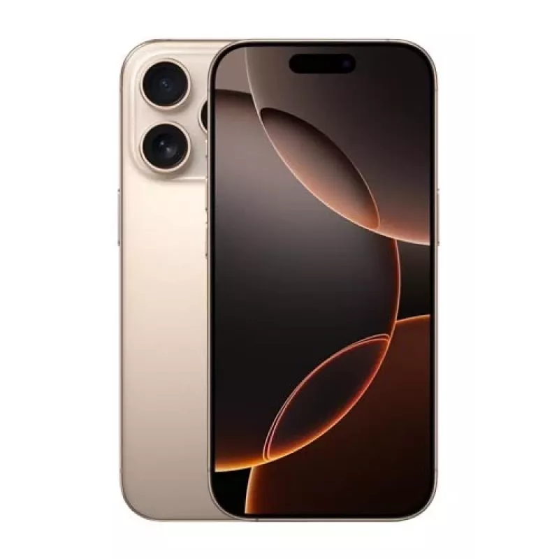 Smartphone Apple iPhone 16 Pro 6,3 inch 512 GB, A18 Pro, 48 MP, dual SIM, IP68, zand