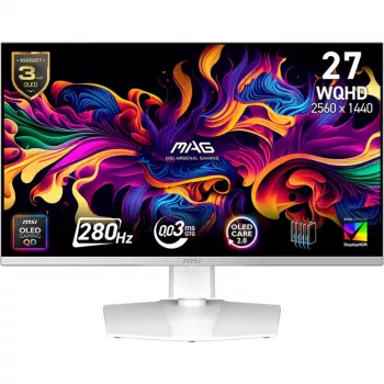 Monitor MSI MAG 272QPWDE X28 26,5 inch QHD QD-OLED gamingmonitor