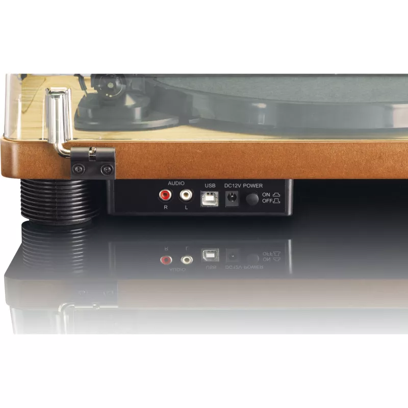 Lenco LS-50 platenspeler met luidspreker hout