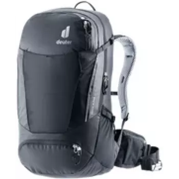 Rugzak DEUTER Trans Alpine 32 EL — 32 L, ergonomische fiets-/pendelrugzak, zwart