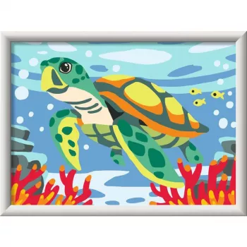 CreArt - Zeeschildpad, schilderen