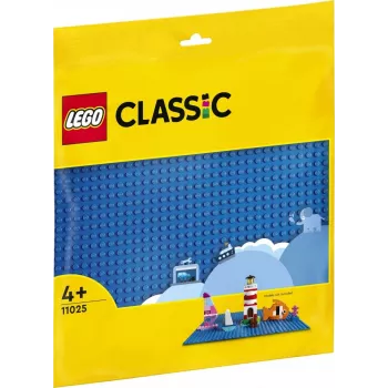 LEGO bouwplaat 11025 — blauwe basisplaat 32x32 noppen, 250×250 mm