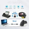 Draadloze barcodescanner QOLTEC 50856 – 1D- & 2D-draadloos handapparaat, USB-interface, ABS-behuizing, 170×62×100 mm, 203 g