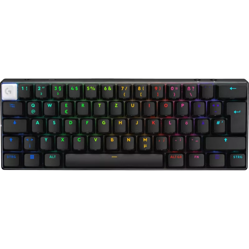 Logitech G PRO X 60 toetsenbord gaming USB RF draadloos Bluetooth QWERTZ Duits zwart