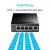 Netwerkswitch Cudy GS105 — 5-poorts gigabit-ethernet (10/100/1000), zwart, 5 V DC voeding inbegrepen