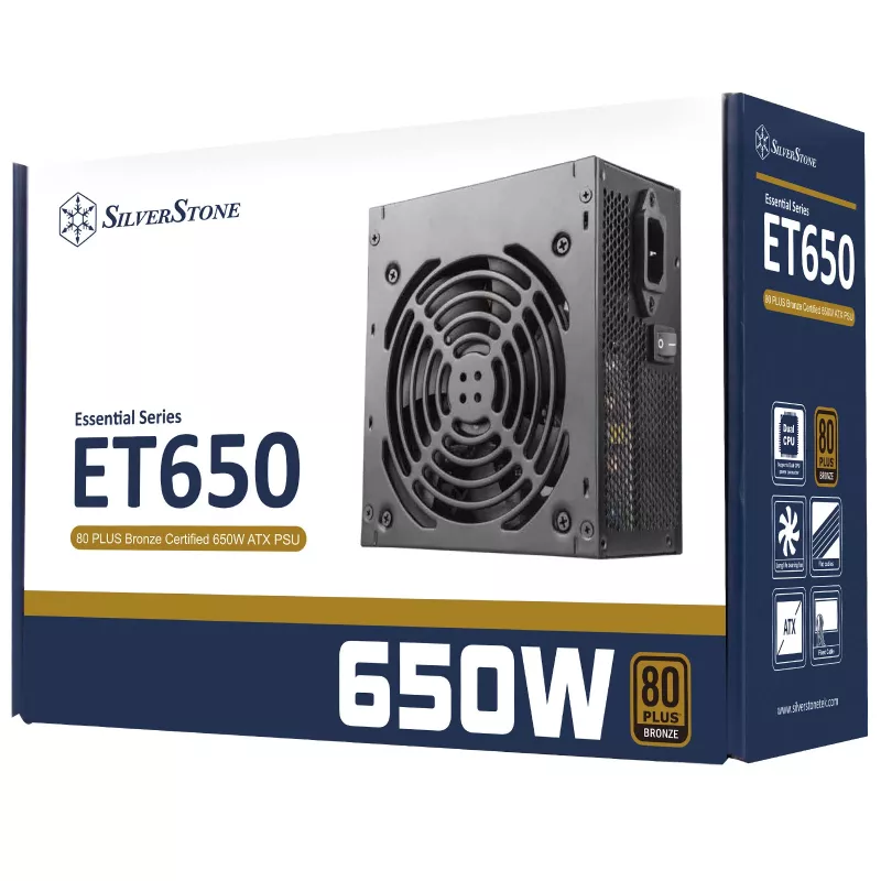 Voeding Silverstone SST-ET650-B v1.4 650 W