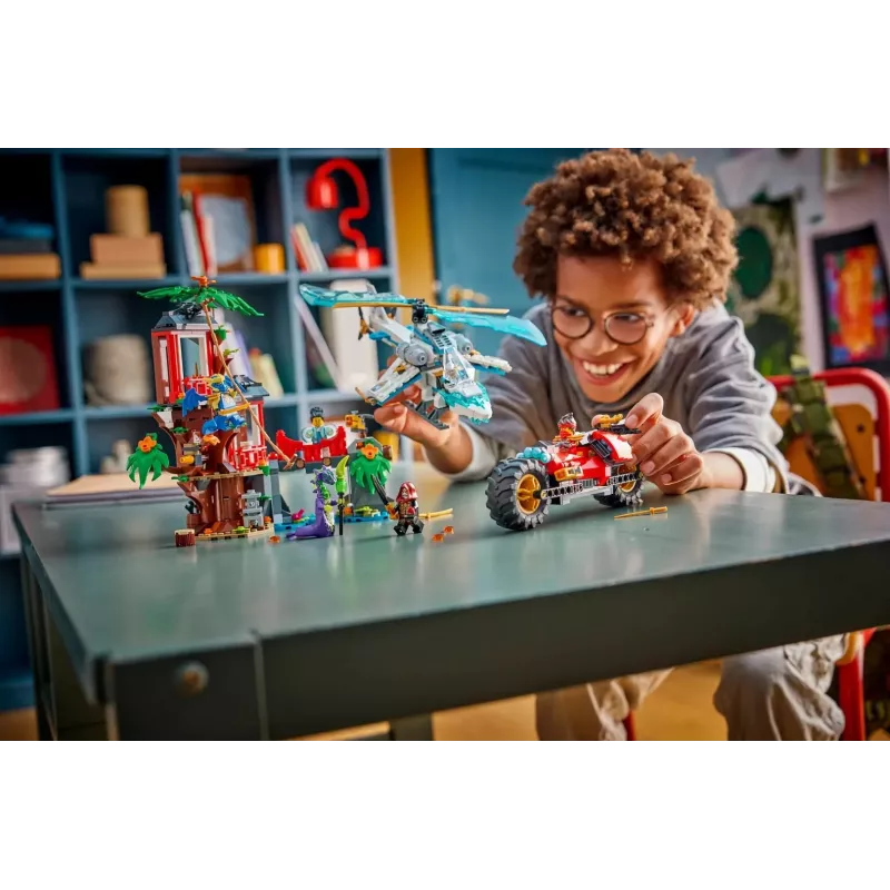 LEGO NINJAGO 71857 Ninja-voertuig-boomhut-slag