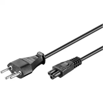 Wentronic Goobay netsnoer Zwitsers, 1,8 m, zwart - Zwitserse stekker (type J, SEV 1011) > apparaatstekker C5 (93960)