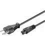 Wentronic Goobay netsnoer Zwitsers, 1,8 m, zwart - Zwitserse stekker (type J, SEV 1011) > apparaatstekker C5 (93960)