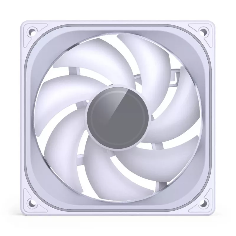 120mm PWM ARGB behuizingsventilator Jonsbo ZB-120 wit, model ZB-120W