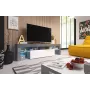 Cama TV-standaard TORO 158 grijs/wit glanzend