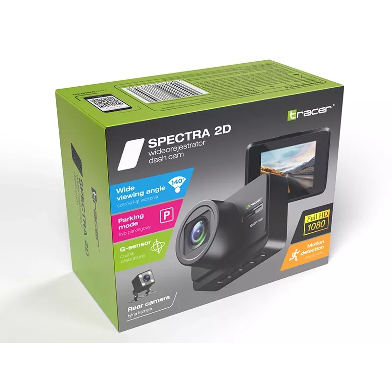Dashcam TRACER Tracer Spectra 2D — compacte autovideorecorder