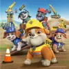 Kinderpuzzelset Ravensburger Rubble & Crew werkmachines — 3 puzzels × 49 stukjes