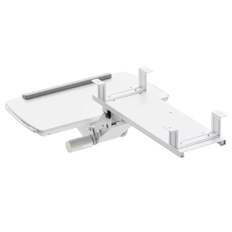 Toetsenbordhouder MACLEAN MC-156 W — verstelbaar plateau onder tafel, max. belasting 5 kg