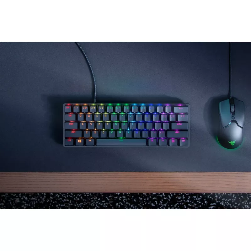Huntsman Mini, gaming-toetsenbord zwart, DE-layout, Razer Linear Optical (Red)