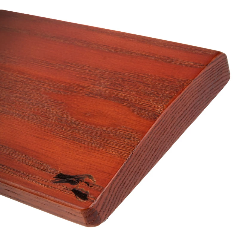 Glorious toetsenbord-polssteun, compact, hout - roodbruin