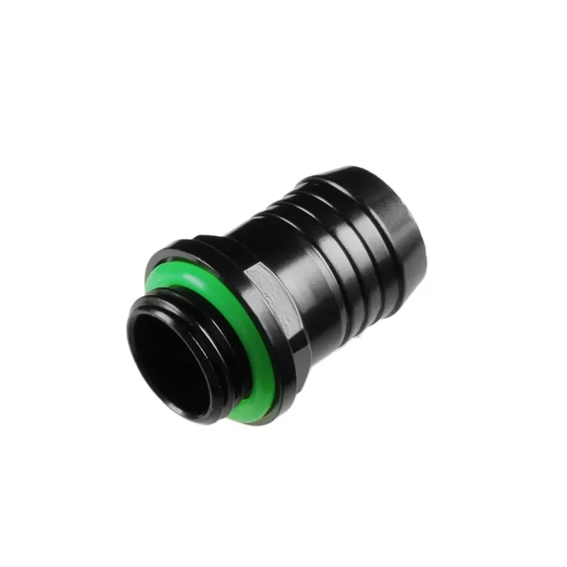 Bitspower BP-MBWP-C01 Rechte fitting G1/4 mannelijk naar 13 mm ID, Mat zwart