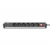 Digitus 6-voudige bureau-stekkerdoos met 3x USB-aansluitingen 1,5 m kabel