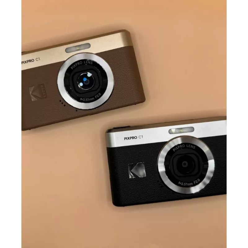 Kodak PIXPRO C1 compactcamera zwart – 13 MP CMOS – Full HD – 2,8 inch klap-LCD