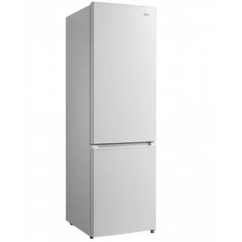 Vrijstaande combi-koelkast Midea MDRB380FGE01A, 270 L, No Frost, 180 cm, 41 dB, energie-efficiëntieklasse E, wit