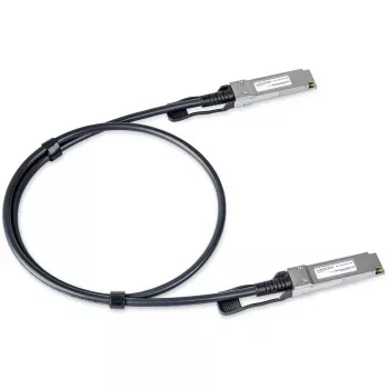 Direct-attach-kabel SFP-DAC40-1m van Lancom Systems - 1 m SFP naar SFP, full-duplex, staal/zwart
