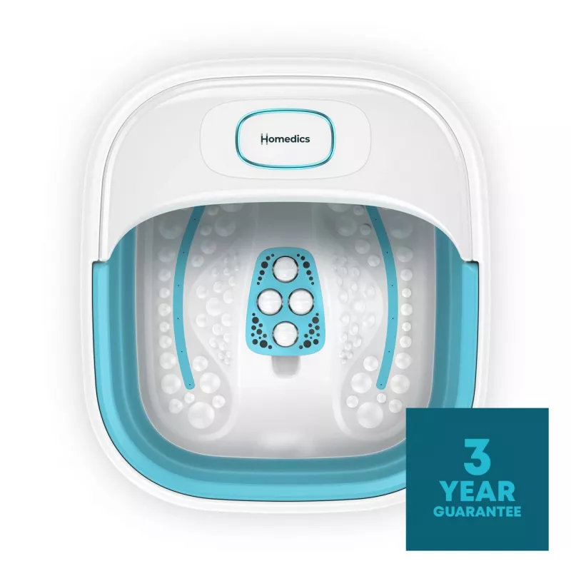 Voetbad HoMedics FB-70BL-EB – opvouwbaar compact voetbad voor thuisgebruik