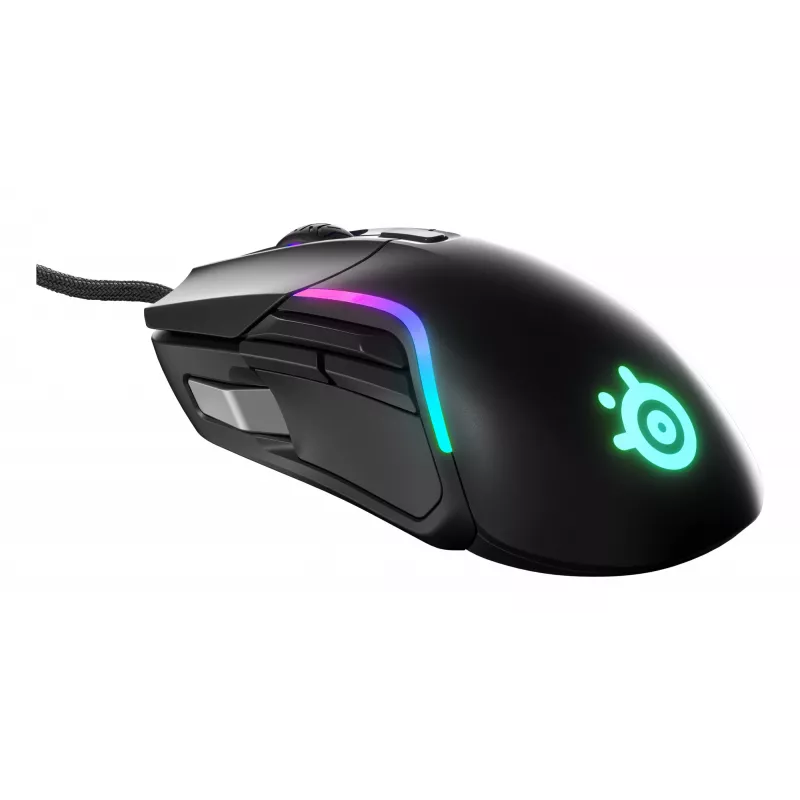 SteelSeries Rival 5 gamingmuis, zwart, 18000 DPI, USB