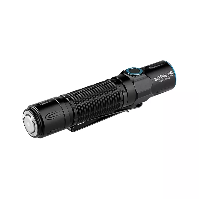Tactische handzaklamp olight Warrior 3S — LED 2300 lm, 300 m bereik, IPX8, 21700 Li-Ion 5000 mAh