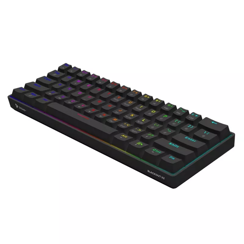 SAVIO BLACKOUT X2 mechanisch toetsenbord OUTEMU Red, hot swap