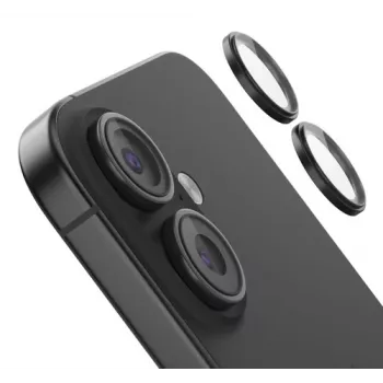 Cameranlensbescherming van gehard glas Belkin OVA181HQBK voor iPhone 16 / 16 Plus, 2-pack