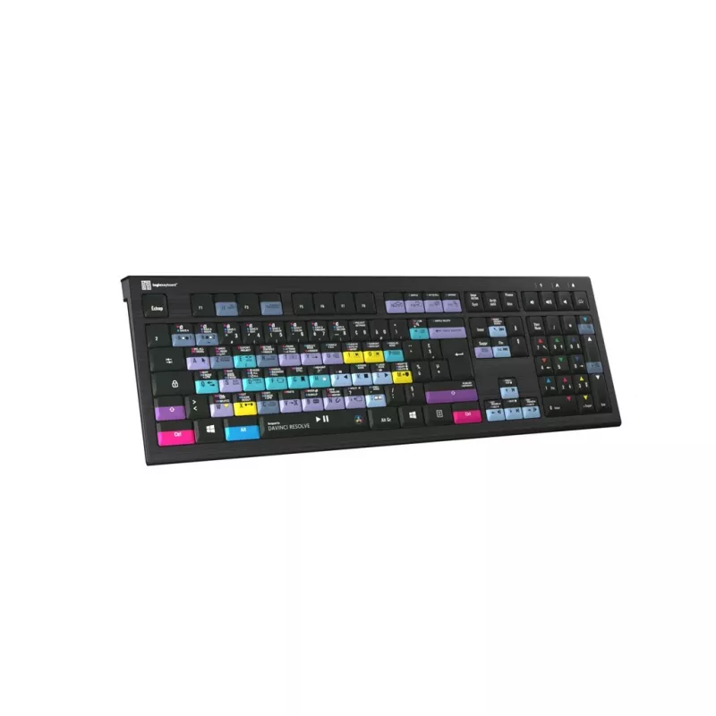 Toetsenbord Logickeyboard ASTRA 2 USB AZERTY Engels zwart