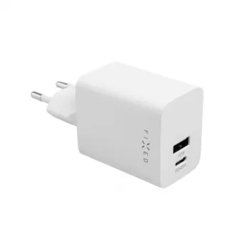 Reisoplader FIXED Fixed Mini USB-C/USB 45W — compacte dual-port-oplader met USB-C en USB-A