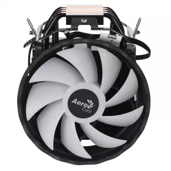 CPU-koeler AEROCOOL PGS Rave 4 FRGB 120 mm ventilator, 4 heatpipes, ARGB, 120 × 25 mm, 1800 tpm, 12 V, 0,5 A
