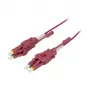 LWL-2-vezel-patchkabel 0,5 mtr LC-LC 50/125um OM4 Uniboot draaibaar Push/Pull AD 2mm - kabel - multimodevezel (S215550)