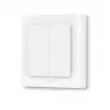 AQARA Lichtschakelaar H2 EU (4 knoppen, 2 kanalen) (WS-K08D) – Zigbee en Thread wandschakelaar met 2 relais