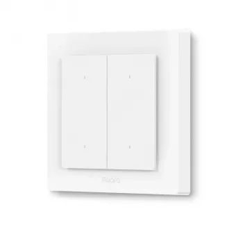 AQARA Lichtschakelaar H2 EU (4 knoppen, 2 kanalen) (WS-K08D) – Zigbee en Thread wandschakelaar met 2 relais