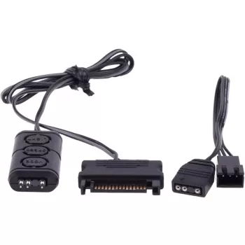 Alphacool Aurora Eiscontrol Adresseerbare RGB-controller, zwart
