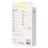 Baseus Crystal Shine kabel USB naar Lightning, 2,4A, 2m (zwart)
