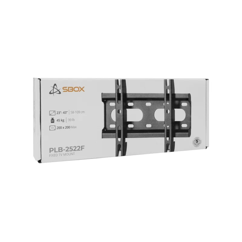 Montagebeugel SBOX PLB-2522F-2 voor lasten 23–43/45 kg, plaat 200×200 mm