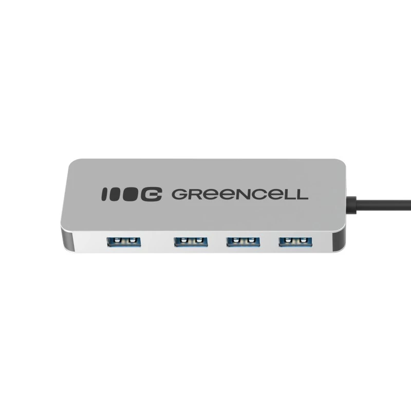 USB-hub Green Cell HUB-GC-A4A — 4-poorts USB-A 3.0-hub
