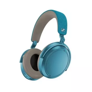 Koptelefoon Sennheiser Momentum 4 Wireless — over-ear Bluetooth 5.2, 60 u batterij, actieve ruisonderdrukking, 3,5 mm, blauw