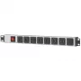 Intellinet 19 inch rackmount 16-poorts USB-A power distribution unit (CEE 7/7), met overspanningsbeveiliging netschakelaar, max. 2,1 A per module, 2 m netsnoer (Euro 2-polige stekker)