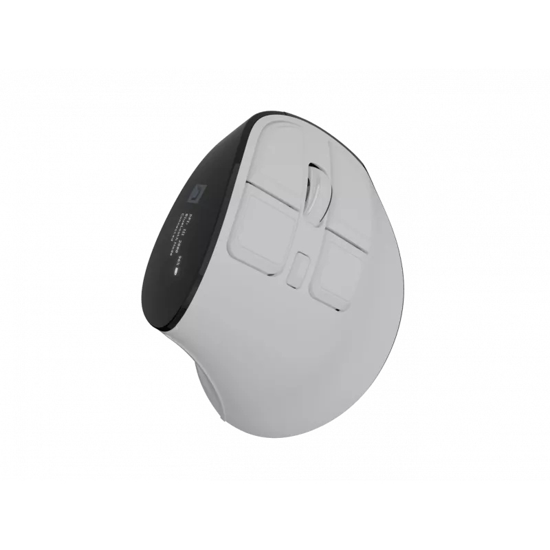 Draadloze verticale muis NATEC Euphoniе Pro Bluetooth 5.0, 4000 DPI, programmeerbaar, stil, wit