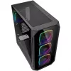 PC-behuizing Sharkoon AK5G RGB midi tower zwart