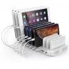 Oplaadstation Unitek Y-2190A — 10 USB-aansluitingen (8×USB2.0 + 2×USB3.2 Gen1), draadloos laden, 96 W totaalvermogen