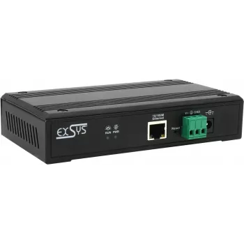 Seriële apparaatserver Exsys EX-61004 — 4x RS232/422/485-poorten, inclusief voeding