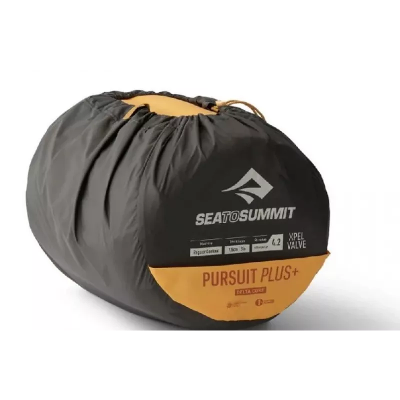 Sea To Summit Pursuit Plus zelfopblazend - groot - Isomatte, geel