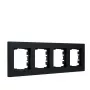 Afdekraam 4-voudig Gira 021409 voor modulaire schakelsystemen, 4-voudige montage